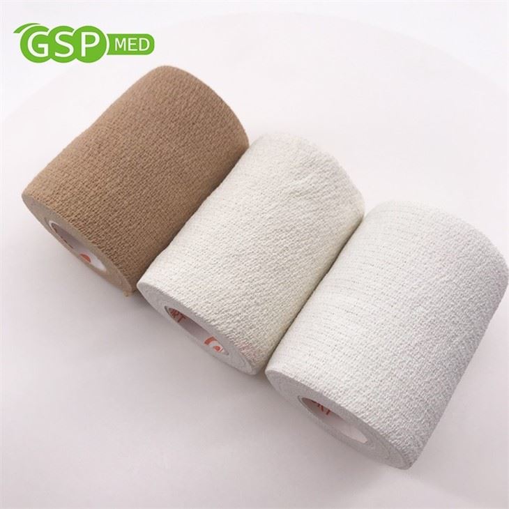 GSPMED High Quality Cohesive Elastic Bandage Vet Wrap Bandage Self-adhesive Bandage Factory
